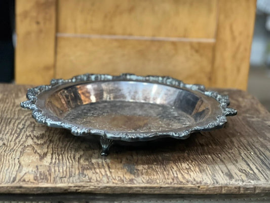 Ornate Victorian Silver-Plated Dish - The Mustard Seed Collection, The Seed