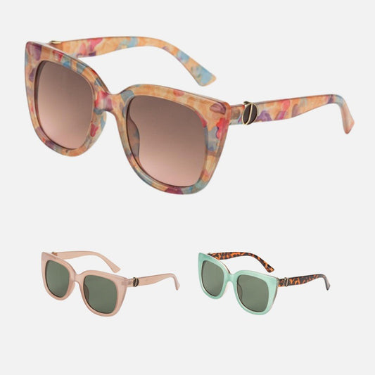 Oversize Square Cat Eye Sunglasses