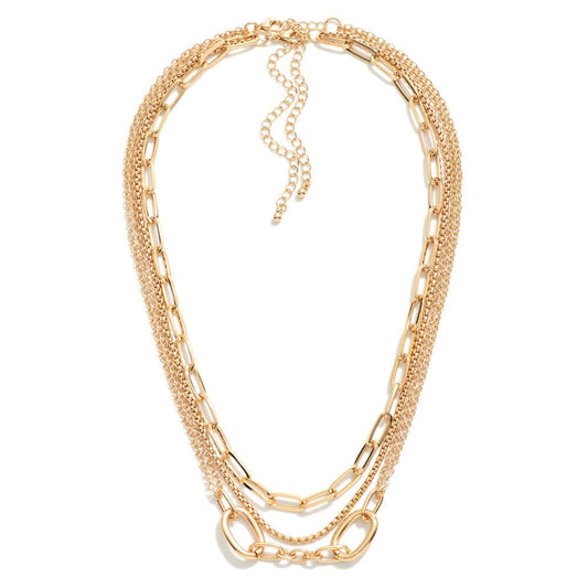 Paperclip & Box Chains Set Of Two