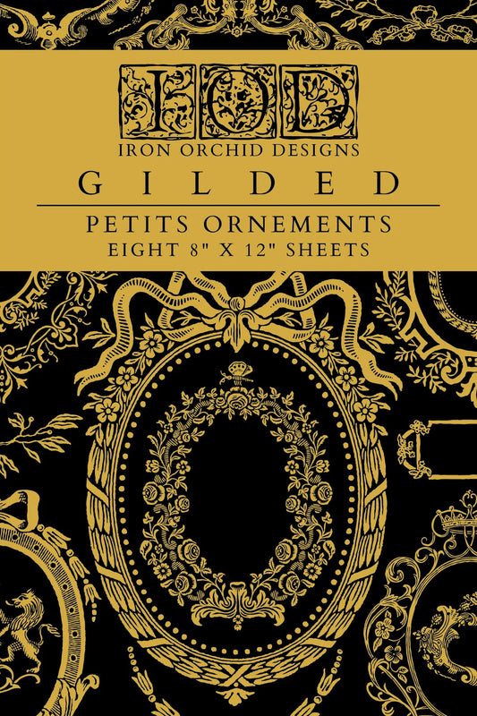 Petits Ornements Foil IOD Paint Inlay 8x12 Pad™
