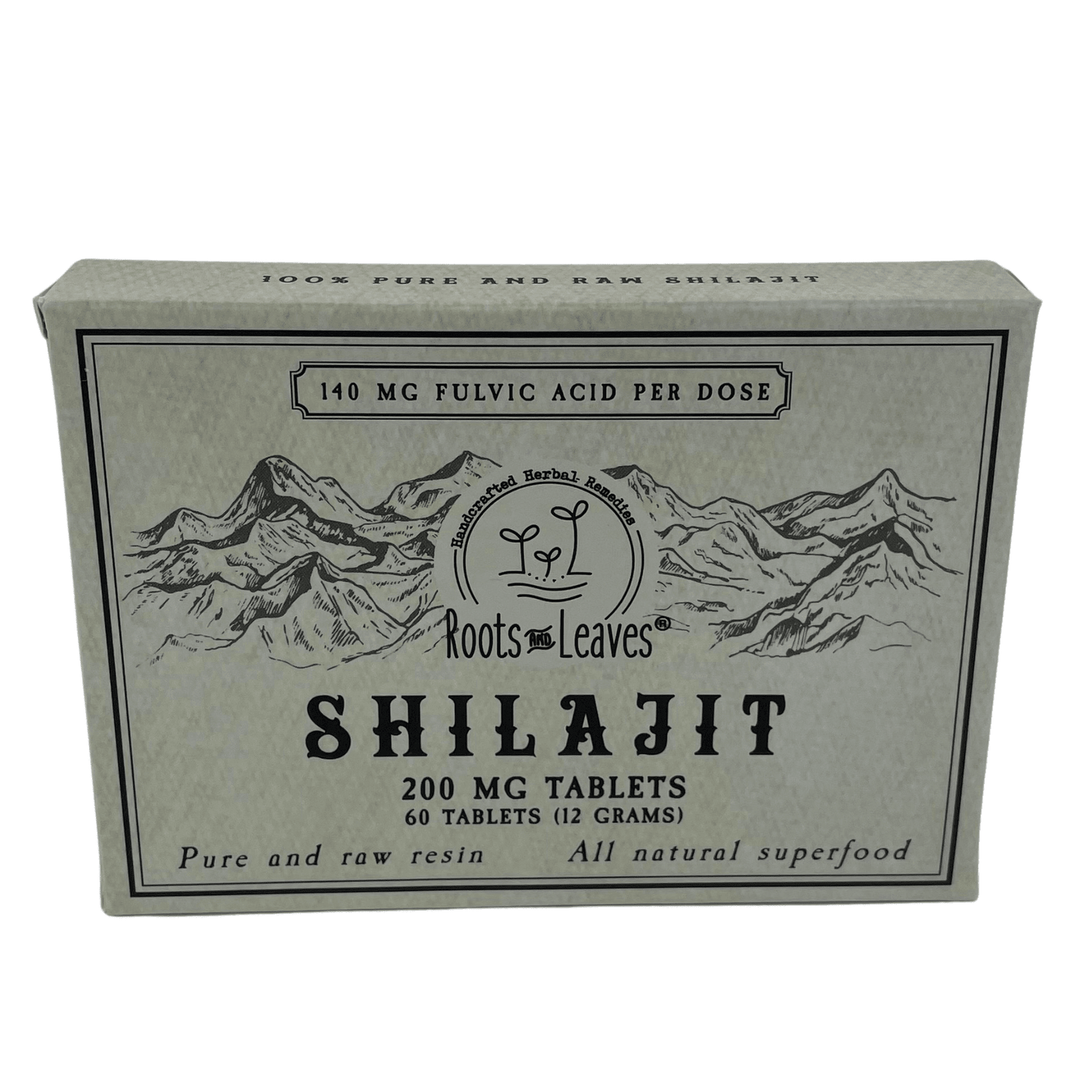 Pure Shilajit Tablets 60ct. - 60 doses - The Mustard Seed Collection, The Seed