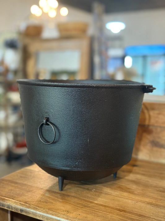 Restored Cast Iron Cauldron - The Mustard Seed Collection, The Seed