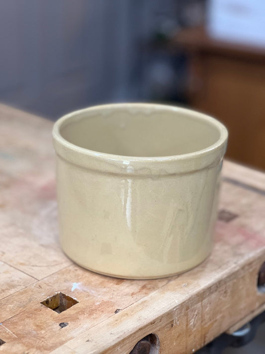 Roseville Stoneware Crock - The Mustard Seed Collection, The Seed