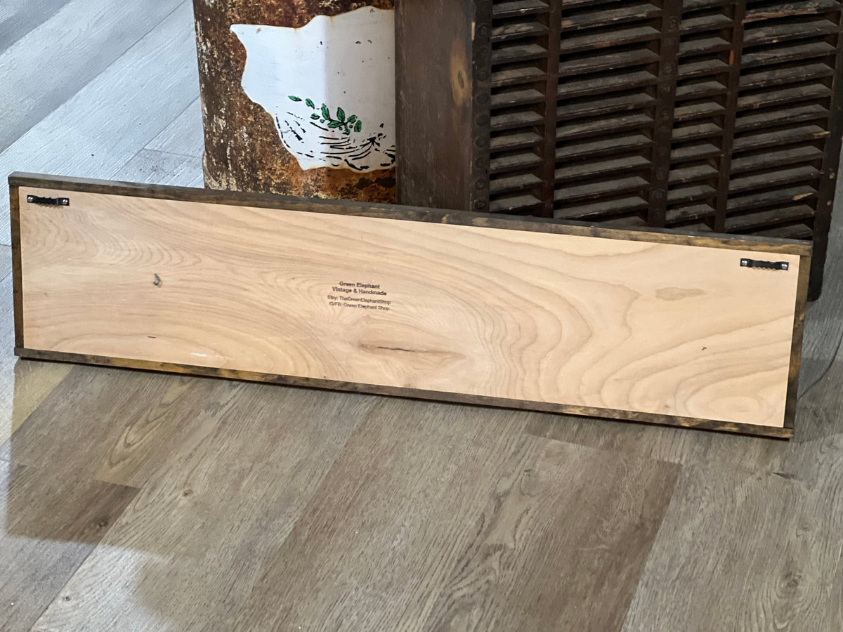 Rustic Wood "Feed & Seed Co." Framed Signsign
