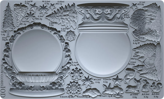 Snow Globes 6X10 IOD Mould