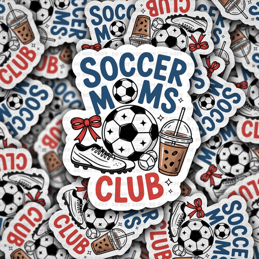 Soccer Moms Club sticker: Default Title