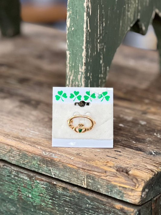 Solvar Irish Claddagh Pin or Brooch
