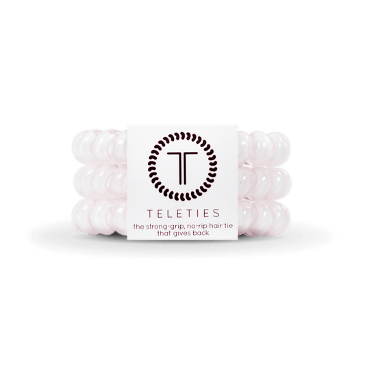 Spiral Hair Coils | Large | Rose Water Pink Hair Ties - The Mustard Seed Collection, The Seed