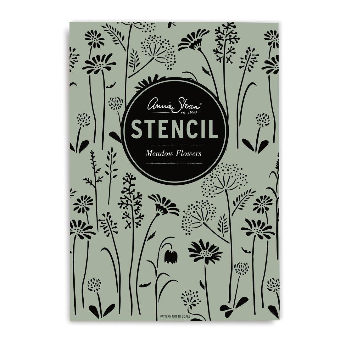 Stencil - Design Meadow Flowers - The Mustard Seed Collection, The Seed