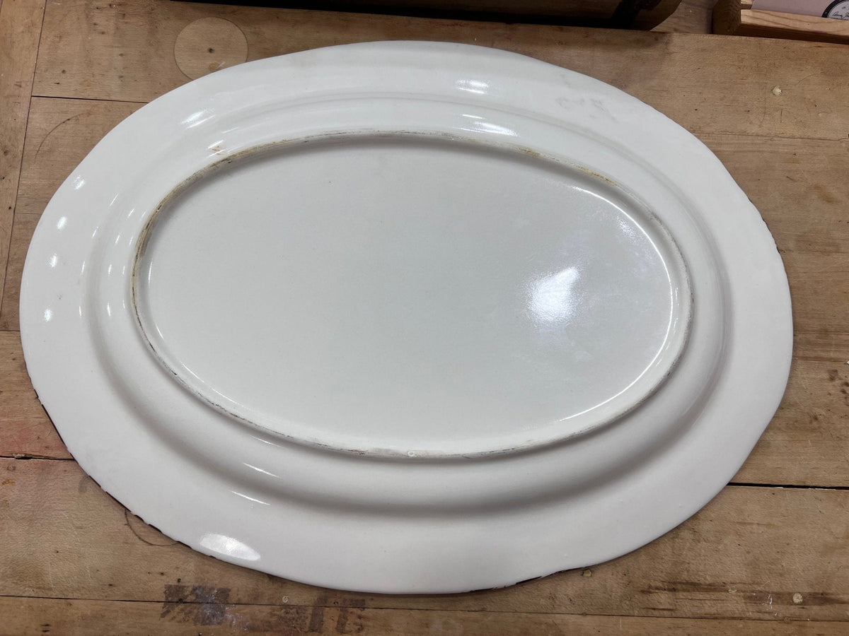 Turkey Transferware Platter