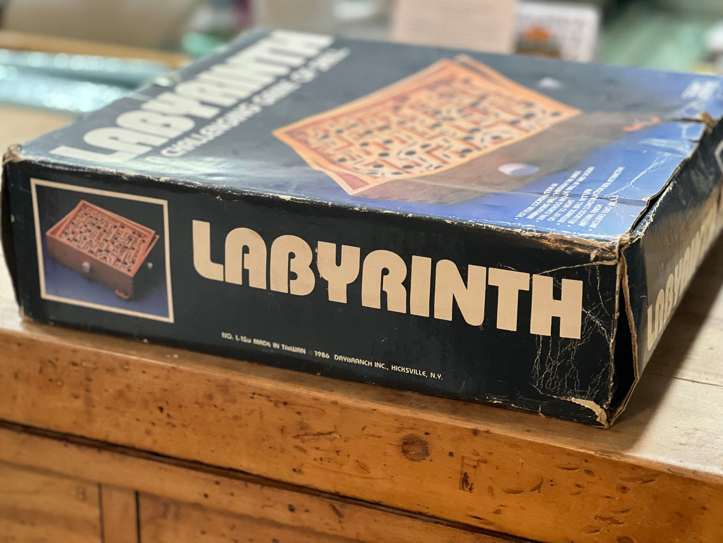 Vintage 1986 Labyrinth Wooden Maze Game by Daybranch Inc.
