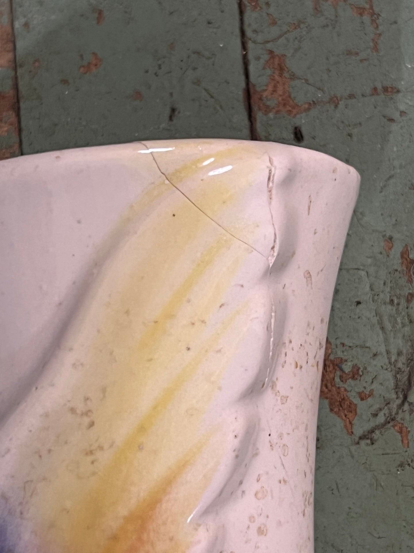 Vintage Art Deco Seagull Ceramic Wall Pocket Vase – 7.25"