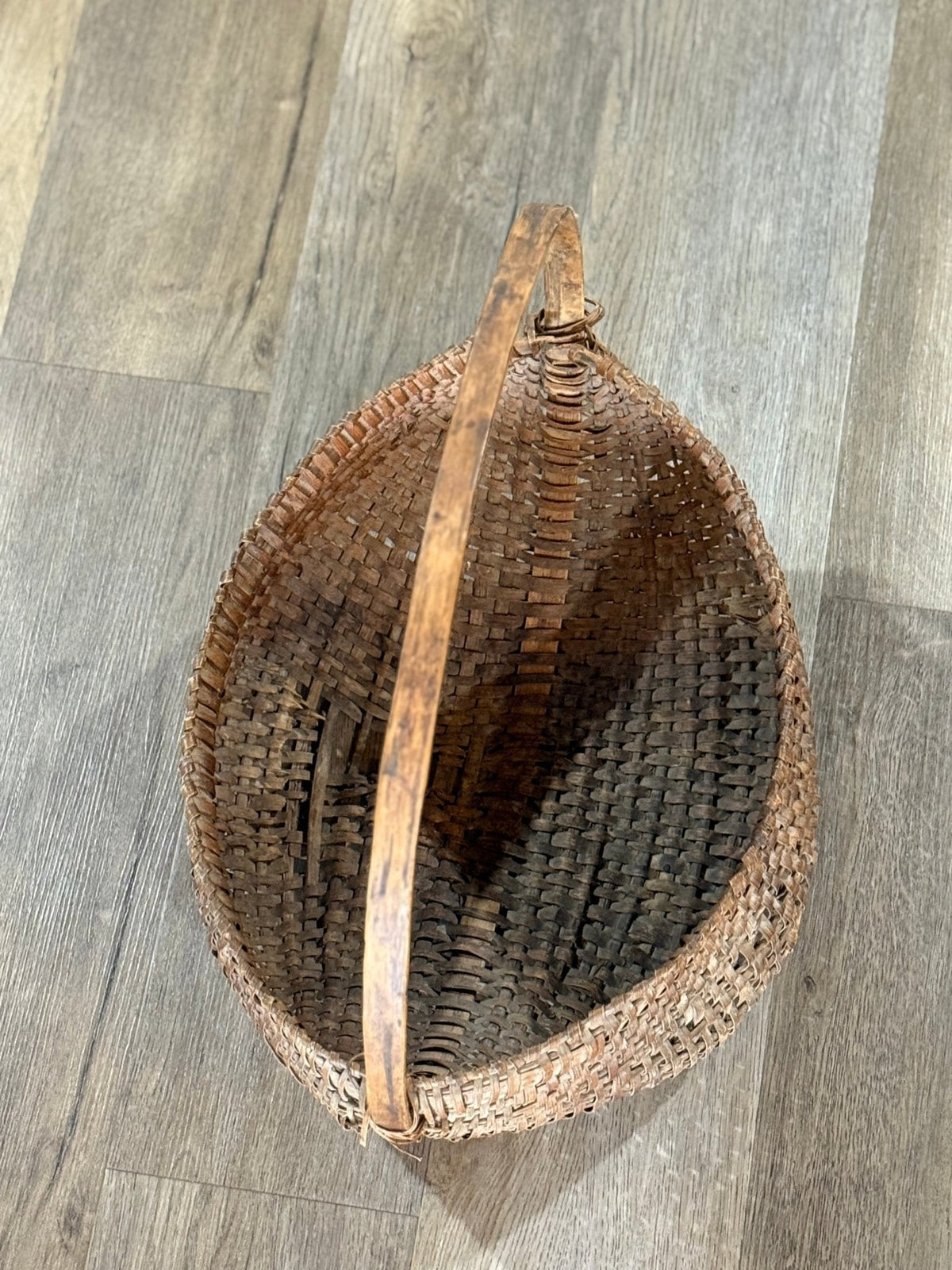 Vintage Handmade Basket - The Mustard Seed Collection, The Seed