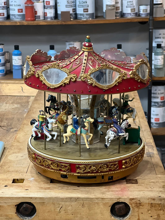 Vintage Mr. Christmas Marquee Merry Go Round (Model 19865) – TLC / Repair Special The Mustard Seed Collection, The Seed