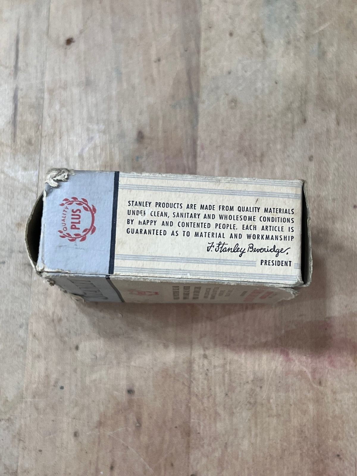 Vintage Stanley Ball Point Salt & Pepper Shakers with Original Box