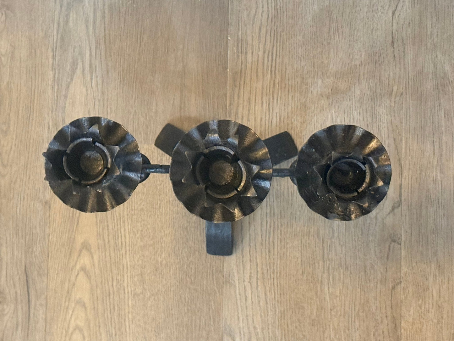Vintage Wrought Iron Candelabra