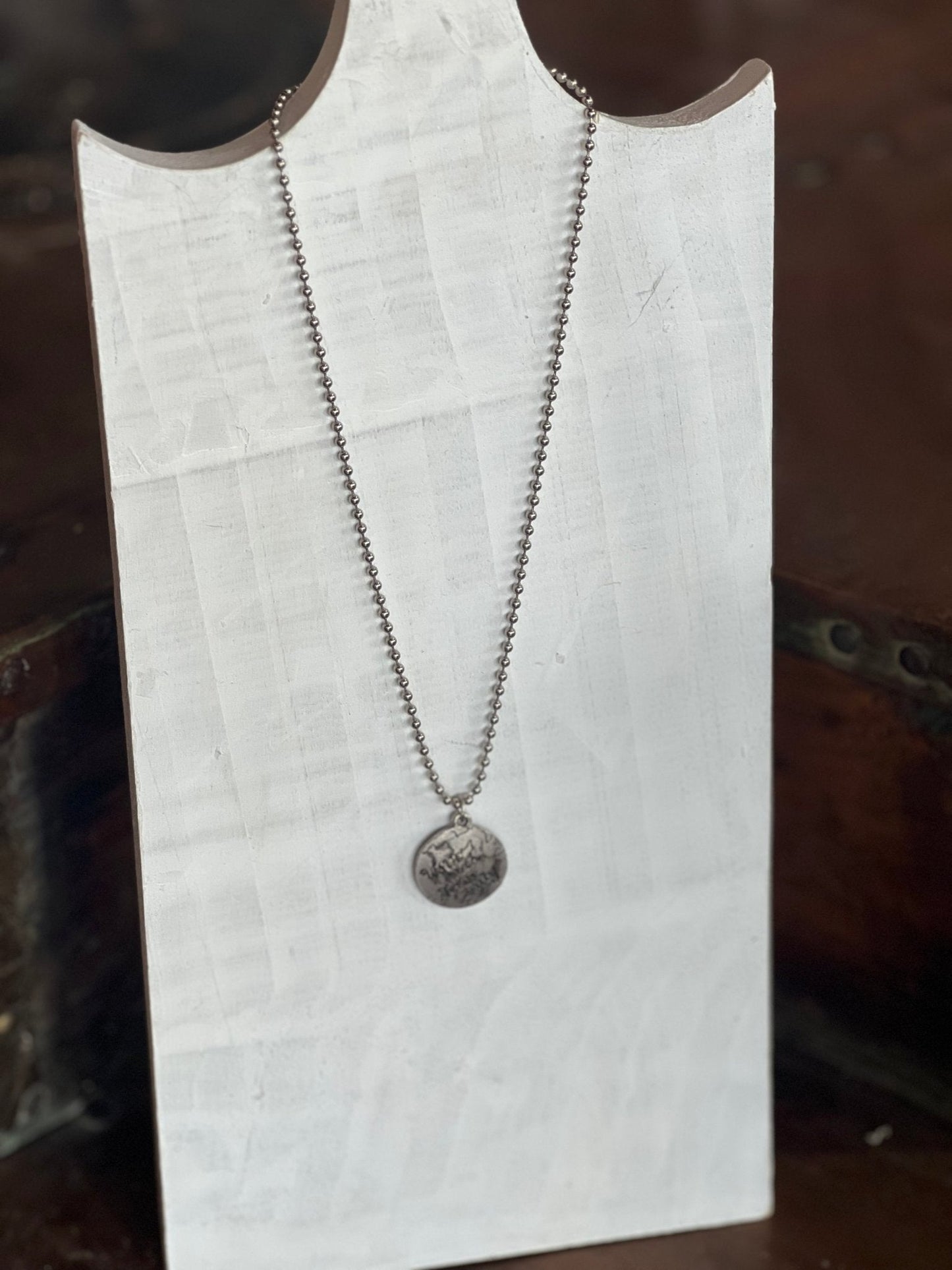 "Walk with Jesus Daily" Necklace