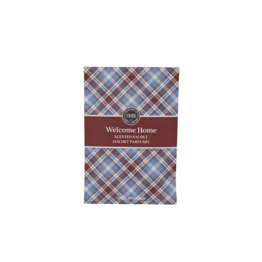 Welcome Home Plaid Sachet - The Mustard Seed Collection, The Seed