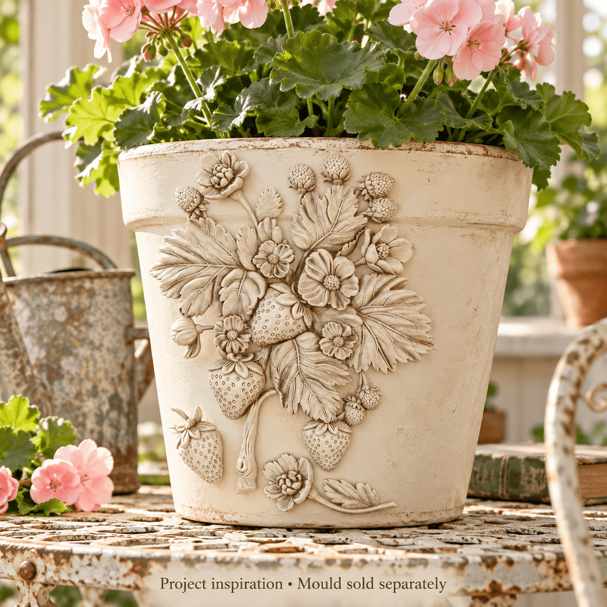 Wild Berries IOD Mould 6x10 | Iron Orchid Designs DIY Decor CastingMoulds