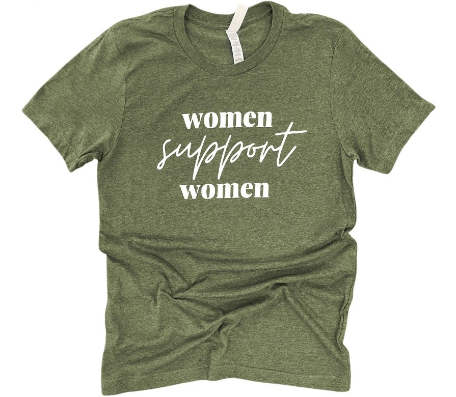 Women Support Women Green Tee Judson & Co.