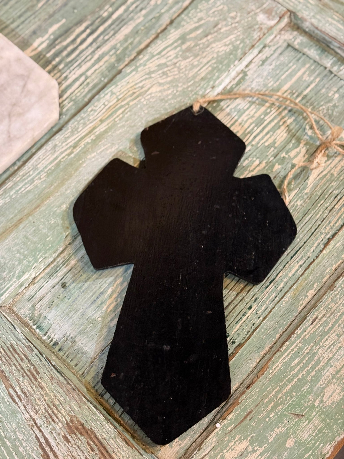 Wooden Cross made from Player Piano Wood - The Mustard Seed Collection, The Seed