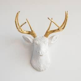 Faux Deer Head Wall Mount