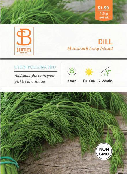 Bentley Dill Mammoth Long Island Faire-Bentley Seeds
