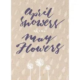 Bentley April Showers - Shasta Daisy Seed Favor