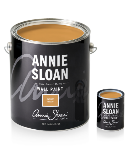Carnaby Yellow Annie Sloan Wall Paint Sample Pot Annie Sloan