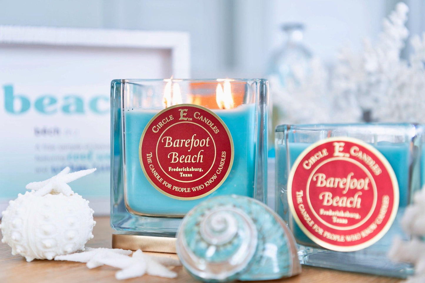 Barefoot Beach E Candle 17 oz