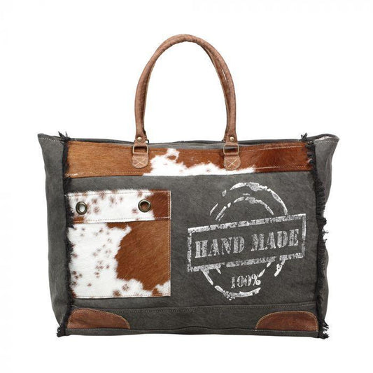 Myra HANDMADE PRINT WEEKENDER BAG