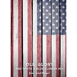 Bentley Old Glory Red White & Blue Flower Mix in "Barn Board Flag" Faire-Bentley Seeds
