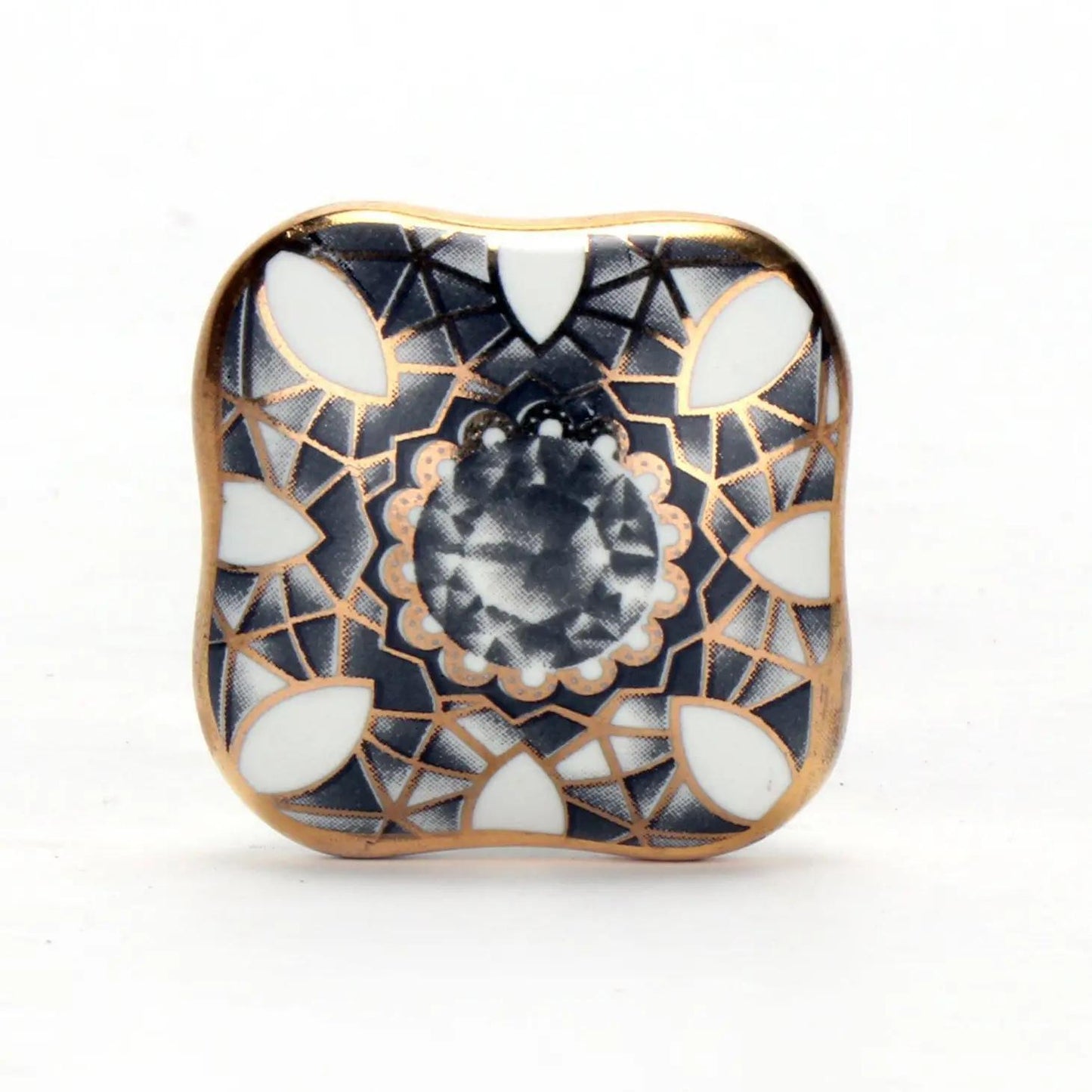 Cadia Black Ceramic Knob