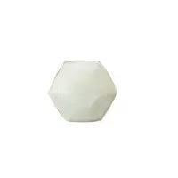 White Hexagon Marble Knob
