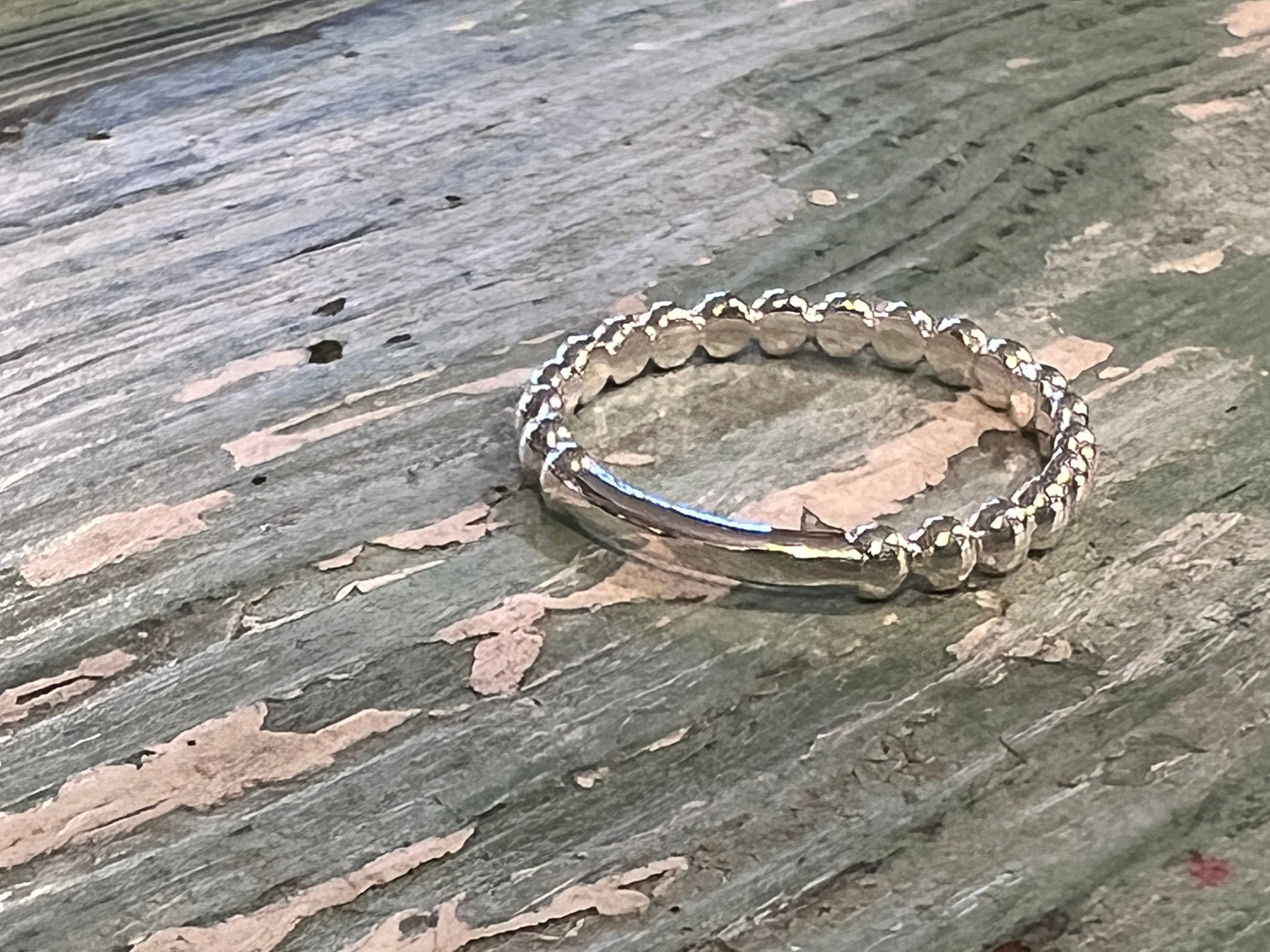 Sterling Silver Stackable Bead Ring The Mustard Seed Collection