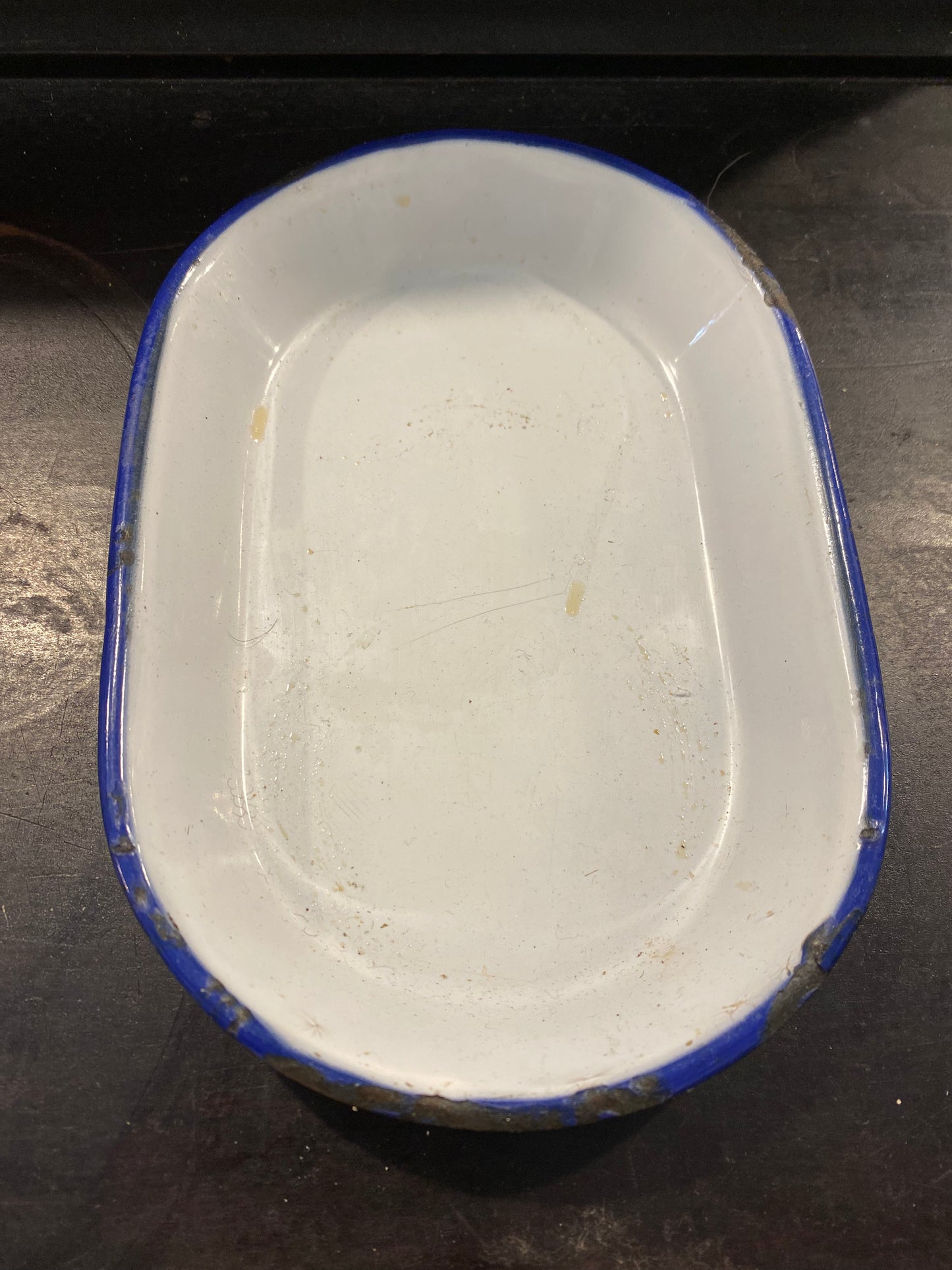 Vintage Swedish Enamel Dish