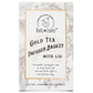 Extra Fine Gold Stainless Steel Large Mesh Tea Infuser w/Lid Roots And Leaves