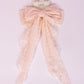 Chiffon Swiss Dot Hair Bow