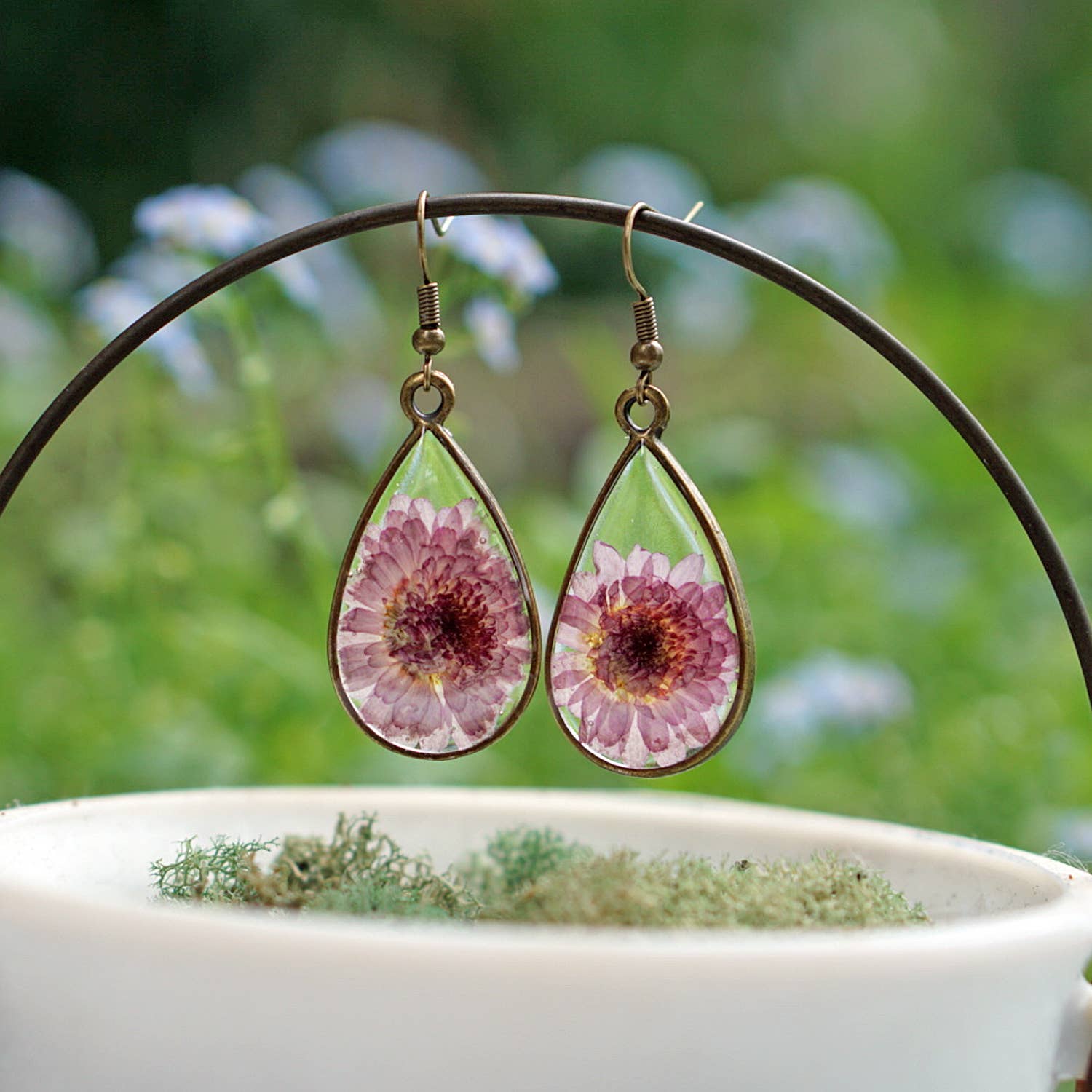 September Birth Flower Earrings