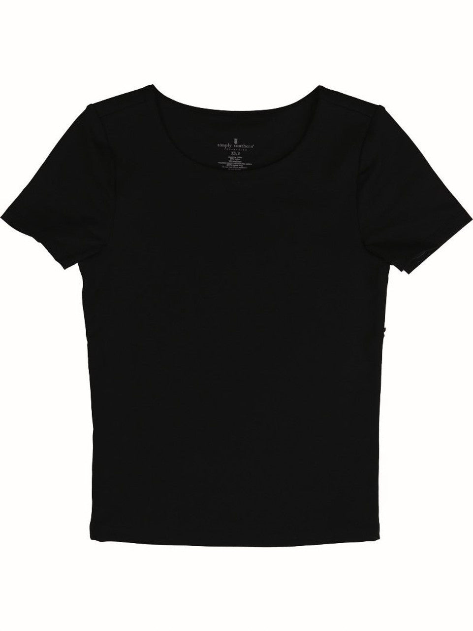 Double Layer Black Tee by Simply Southern