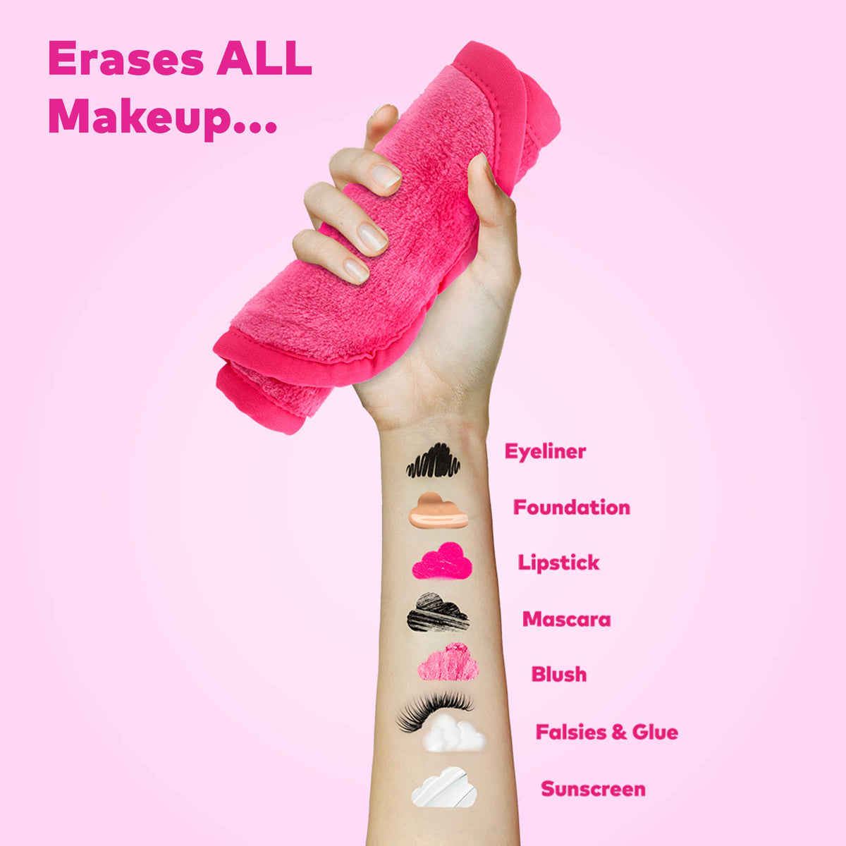Original Pink MakeUp Eraser PRO | Best Seller The Original MakeUp Eraser