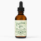 Organic Cold Pressed Castor Oil Hexane Free USA bottled: 2 oz