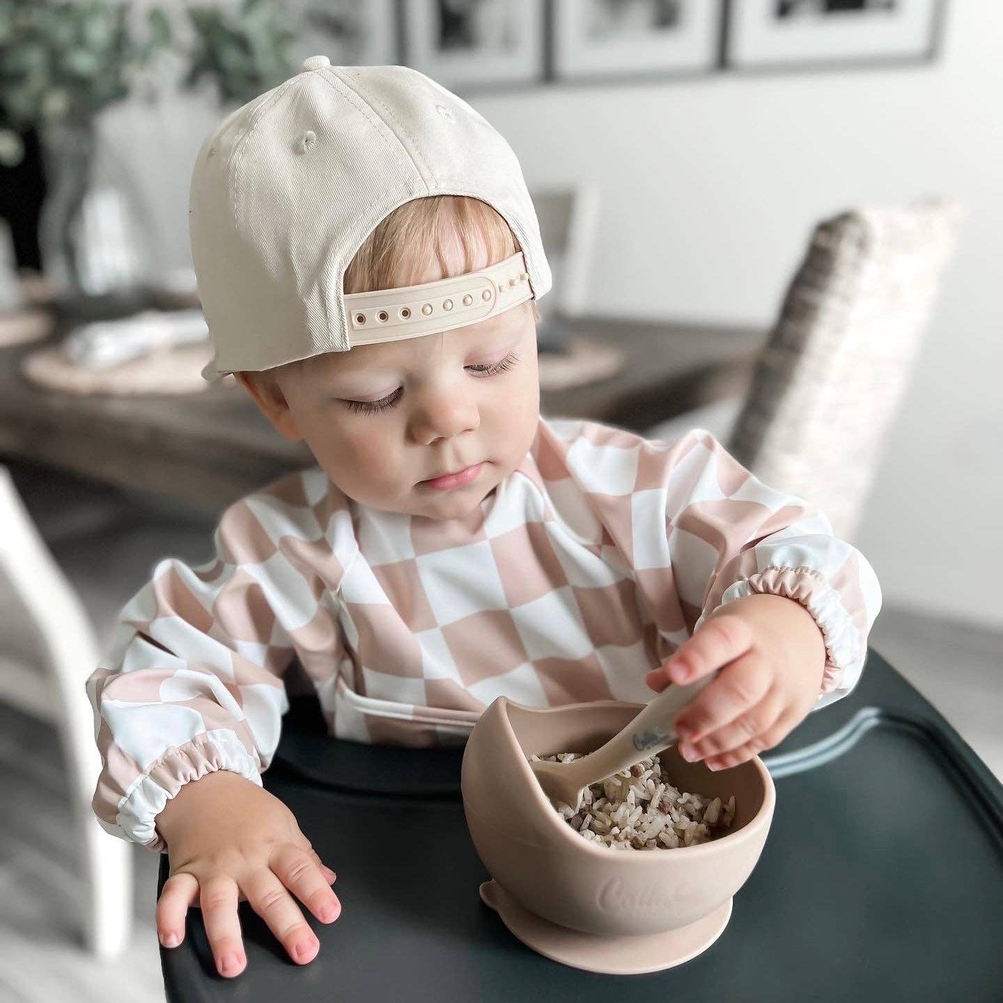 Easy Scoop Suction Bowl: Powder Blue