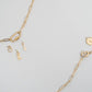 18K Gold PVD Paperclip Carabiner Necklace: Gold / 16+2" WJW