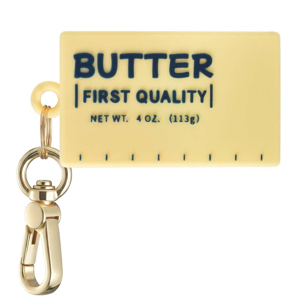 Butter Silicone Bag Charm for AirTag®: Yellow Posh Tech
