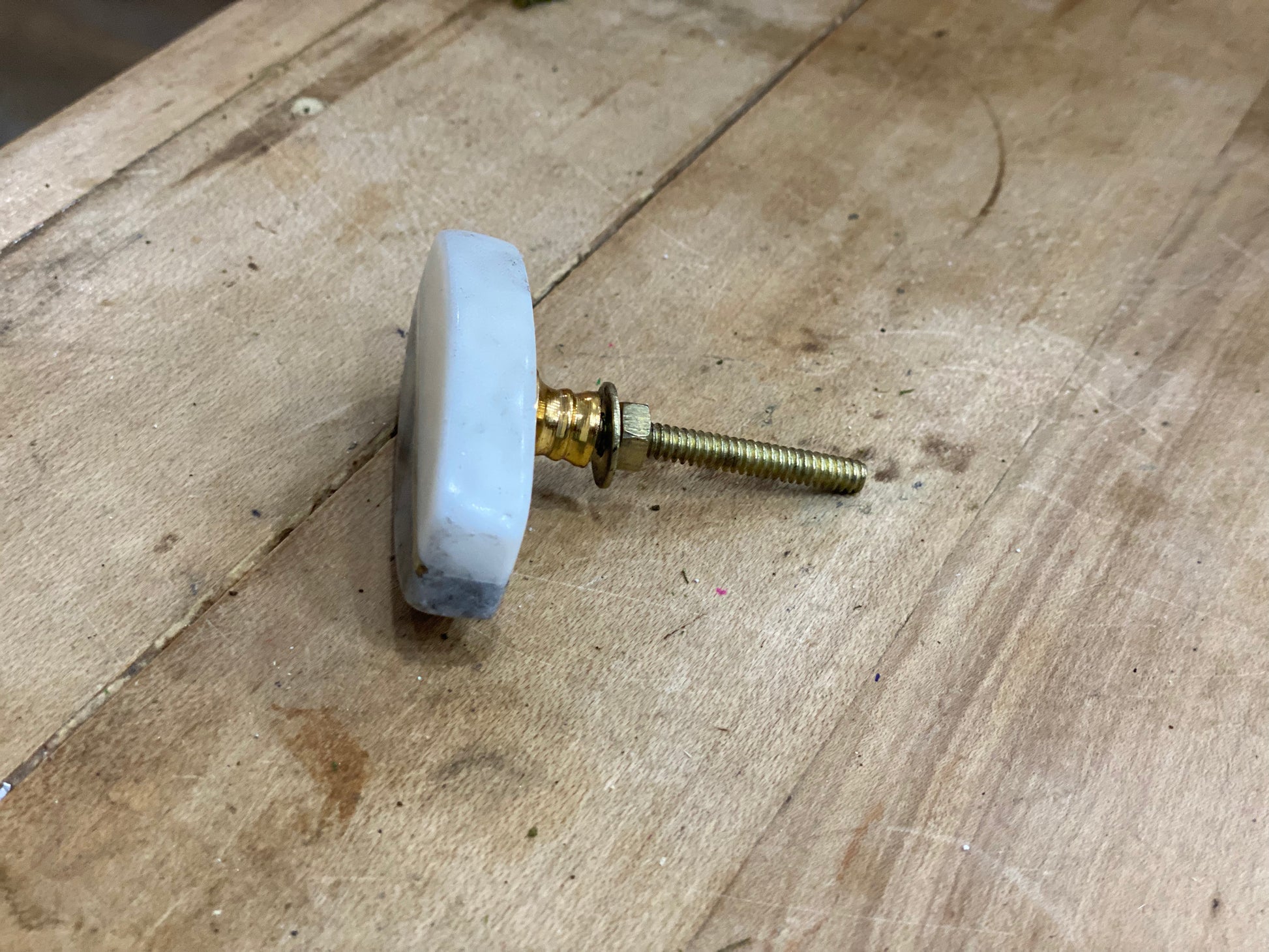 Adore Black Marble Knob