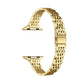 Rainey Skinny Stainless Steel Band for Apple Watch: Silver/Gold / Fits All Models Posh Tech