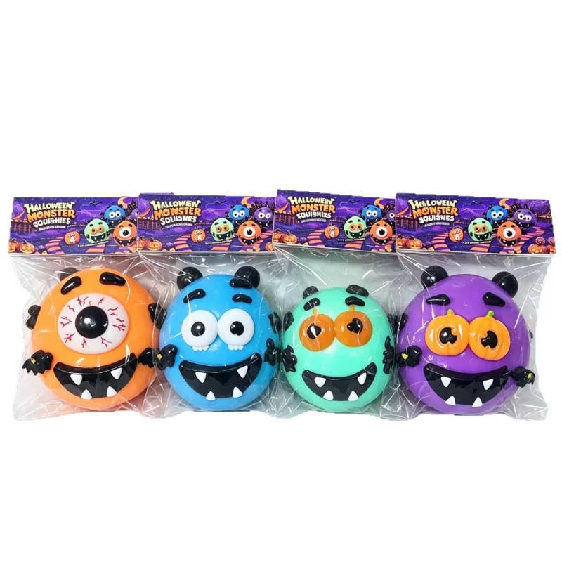 Sensory Toys: Halloween Face Swap Squishers! Barefoot Beauties
