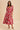 COTTON FLORAL MIDI DRESS: WINTERBERRY / S In Loom