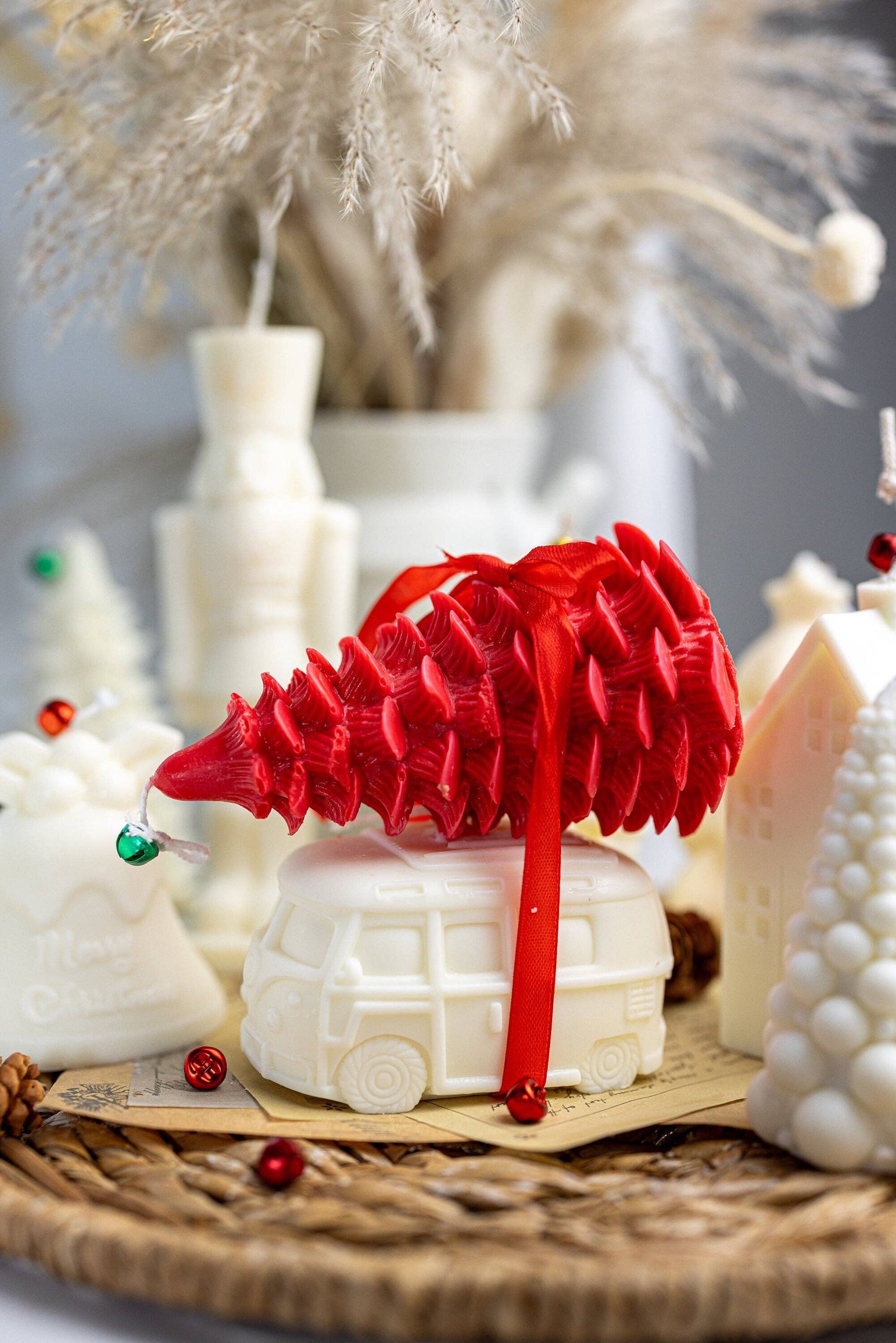 Christmas Tree Candle | Festive: Red / Christmas Hearth